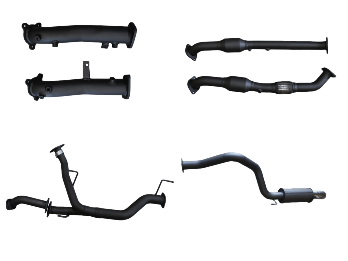 Manta 2.5in Turbo Back with Cat & Rear Muffler for Landcruiser VDJ200 4.5L V8 2015–2021