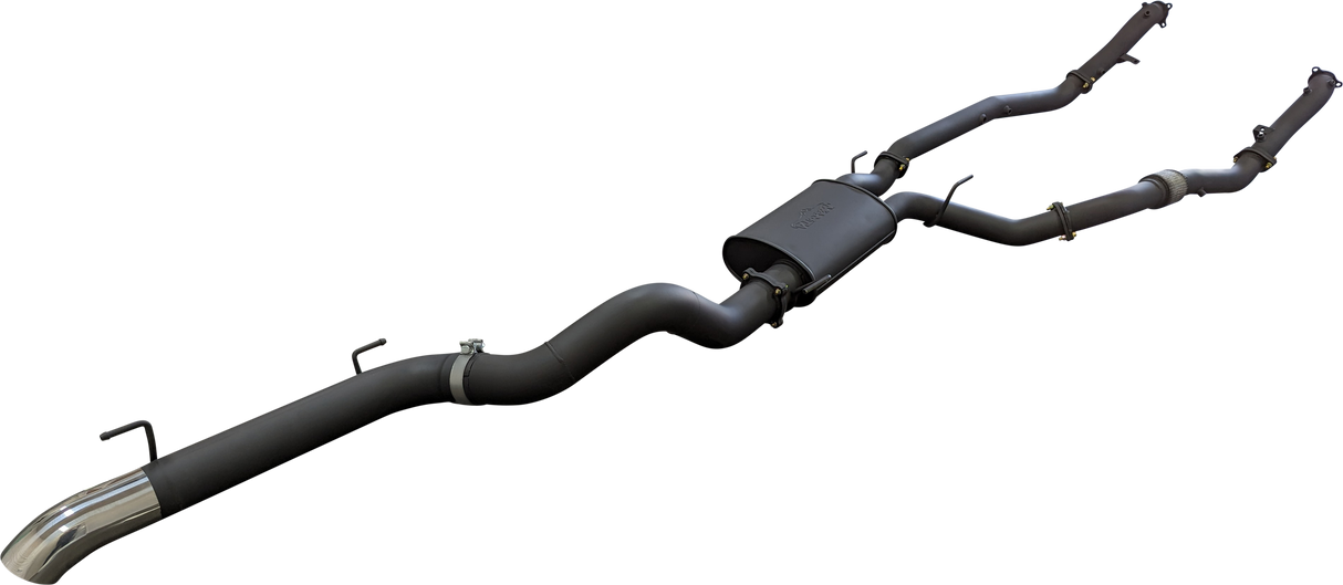 Manta | 3″ Dual Turbo Back without Cats with Muffler 4″ Tailpipe | Toyota Landcruiser VDJ200 4.5L V8 Diesel 2015–2021