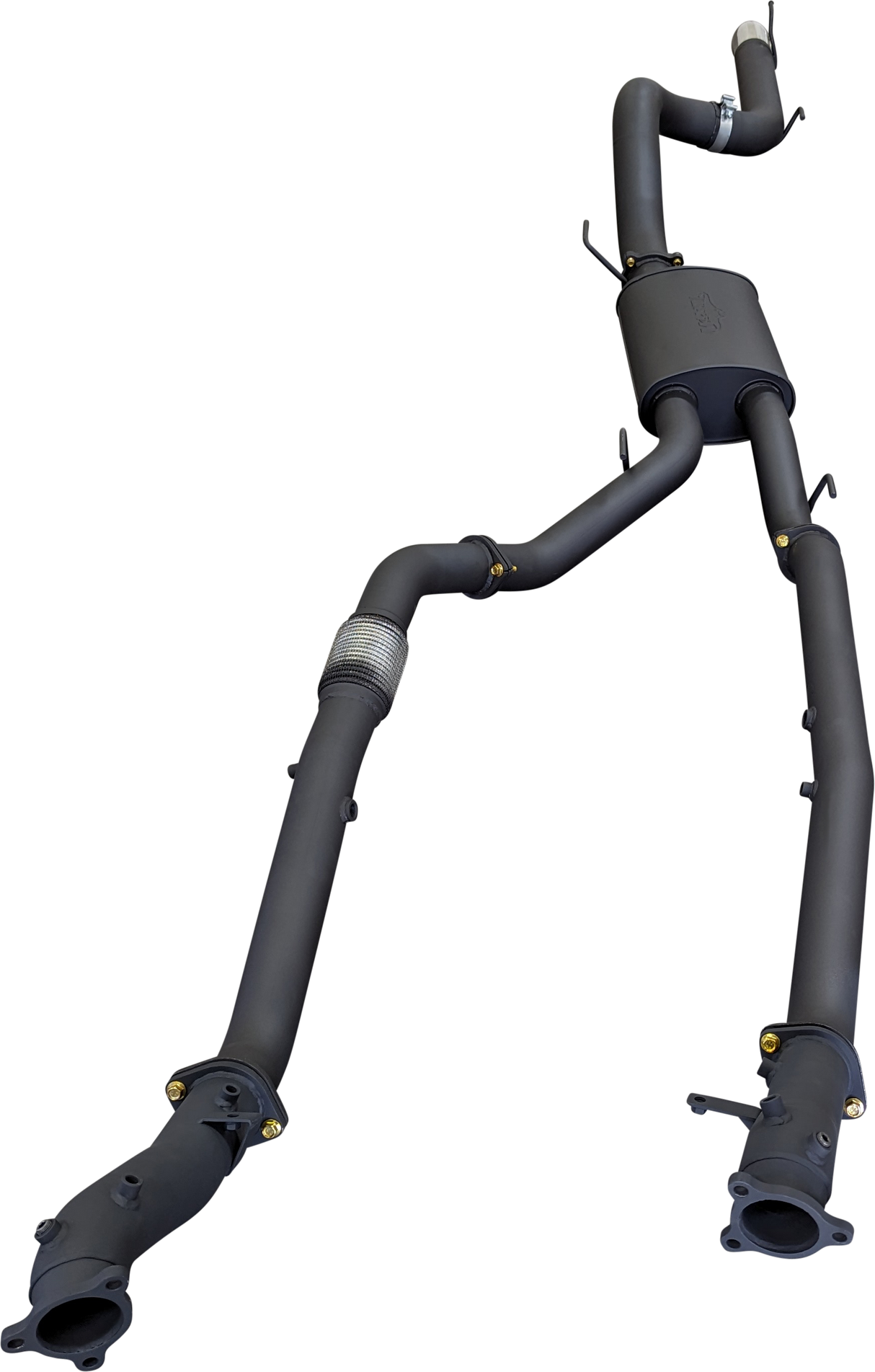 Manta | 3″ Dual Turbo Back without Cats with Muffler 4″ Tailpipe | Toyota Landcruiser VDJ200 4.5L V8 Diesel 2015–2021