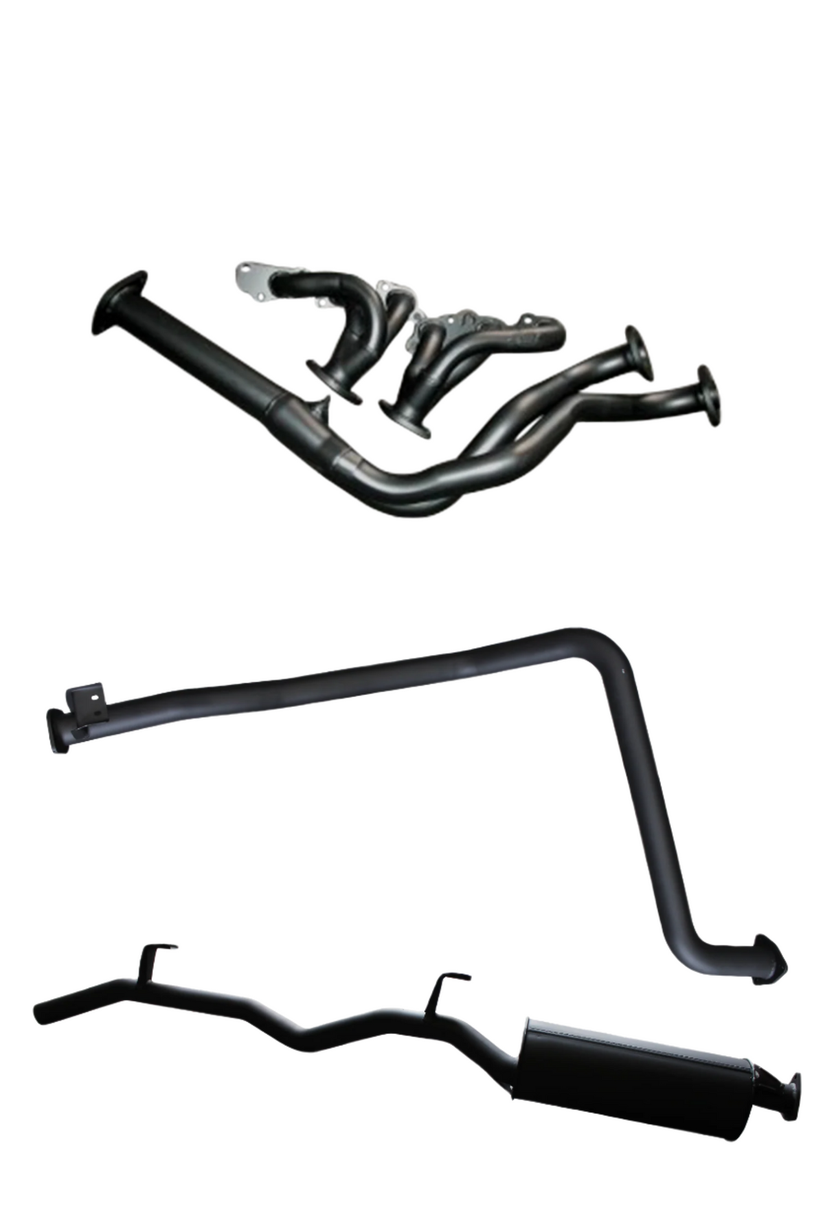Manta | Extractors & 2.5″ Full Exhaust System | Toyota Landcruiser FZJ79 4.5L 6cyl Petrol Ute 1992–2006