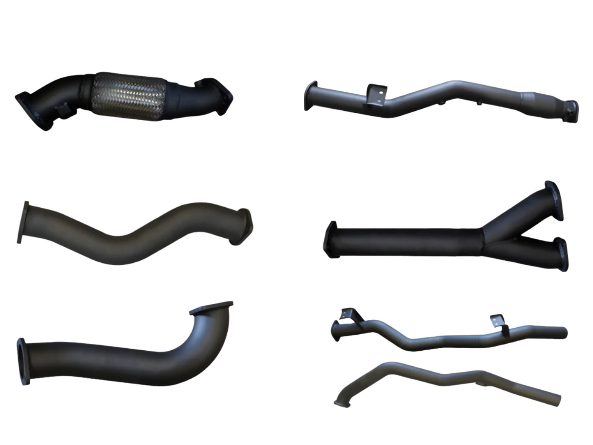 Manta | Dual 3″ Turbo Back Exhaust With Cat & WOM | Toyota Landcruiser VDJ79 V8 Ute 2016–2025 (DPF Models)