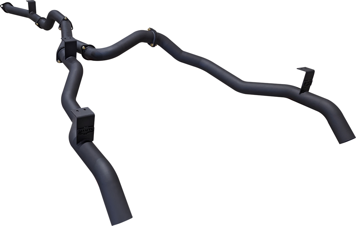 Manta | Dual 3in DPF Back Exhaust System | Toyota Landcruiser VDJ79 V8 Ute 2016–2025