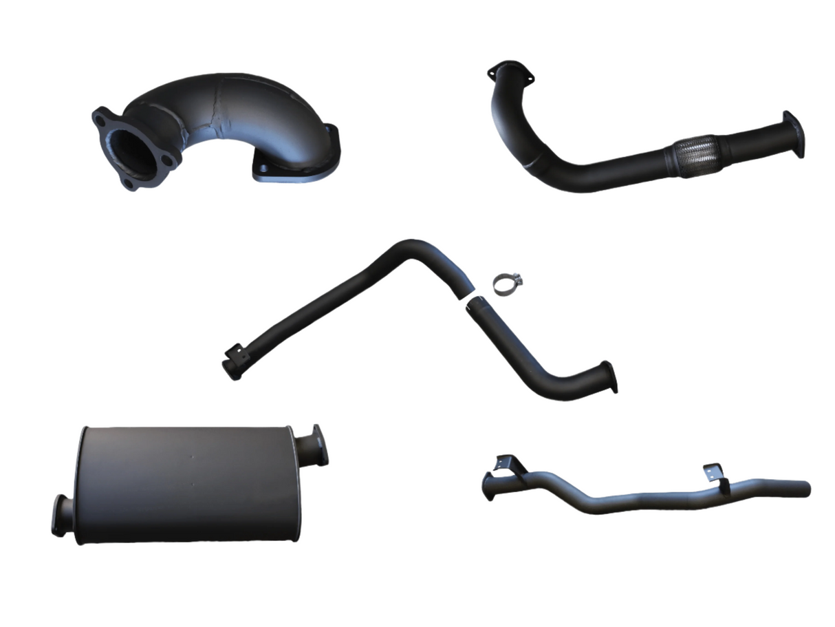 Manta | 3″ Turbo Back with Muffler | Toyota Landcruiser HZJ75 & HZJ78 4.2L 1HZ DTS Turbo Ute & Troop Carrier 1990–2006