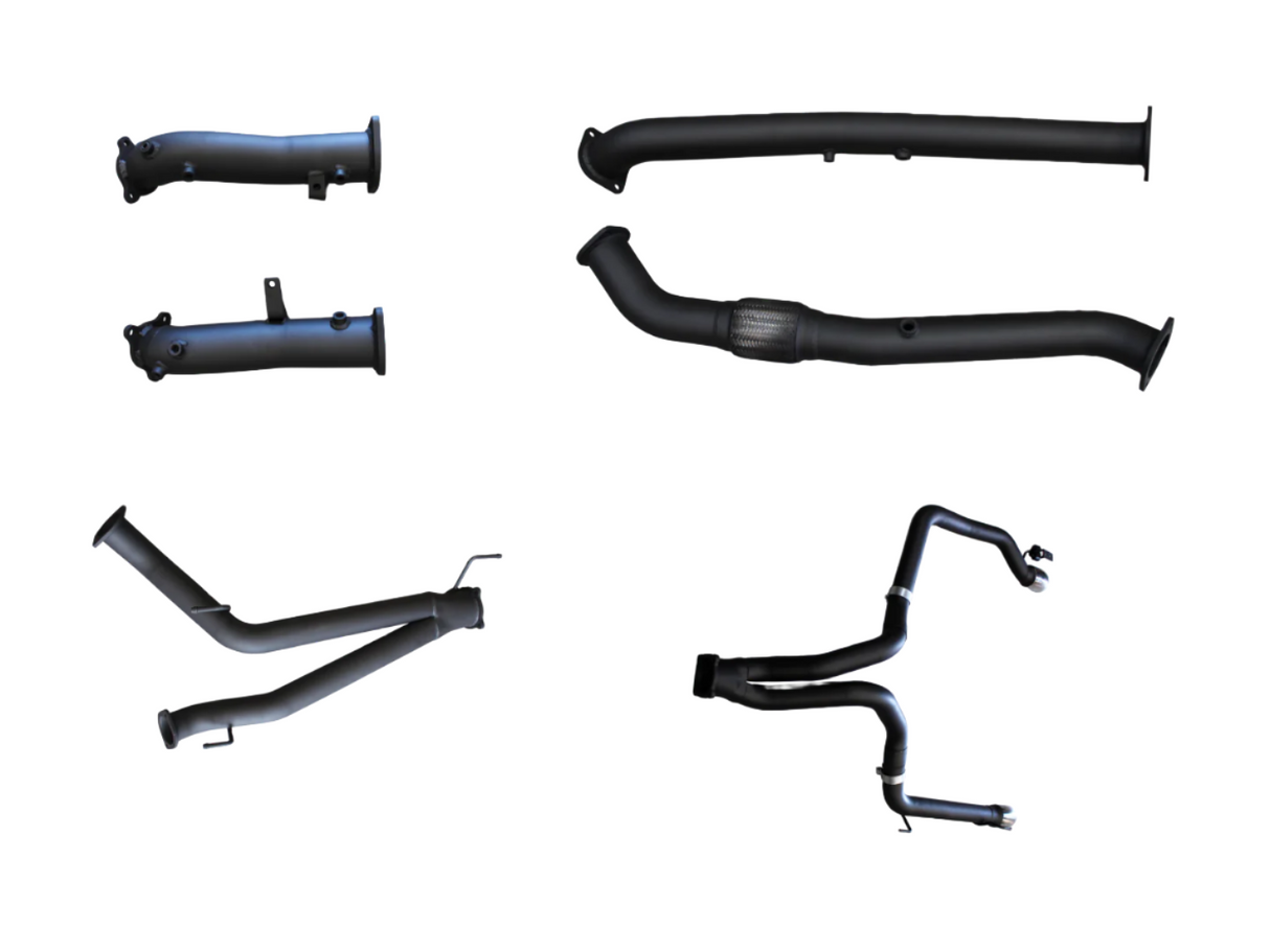 Manta | Dual 3″ Turbo Back without Cats, No Mufflers | Landcruiser VDJ200 V8 Wagon 2015–2021 Exit L&R