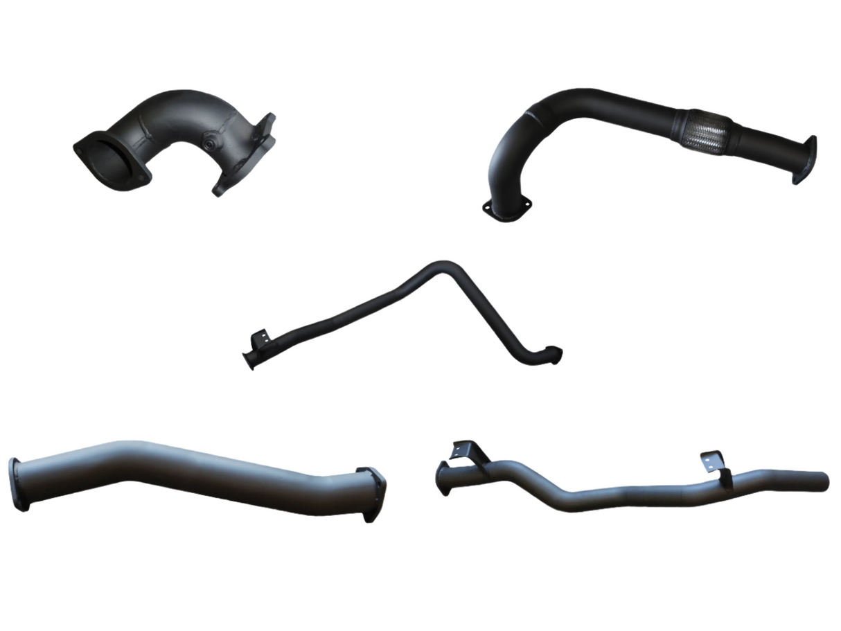 Manta | 3″ Turbo Back Exhaust System Without Muffler | Toyota LandCruiser HDJ79 4.2L Turbo Diesel Ute 2001–2006