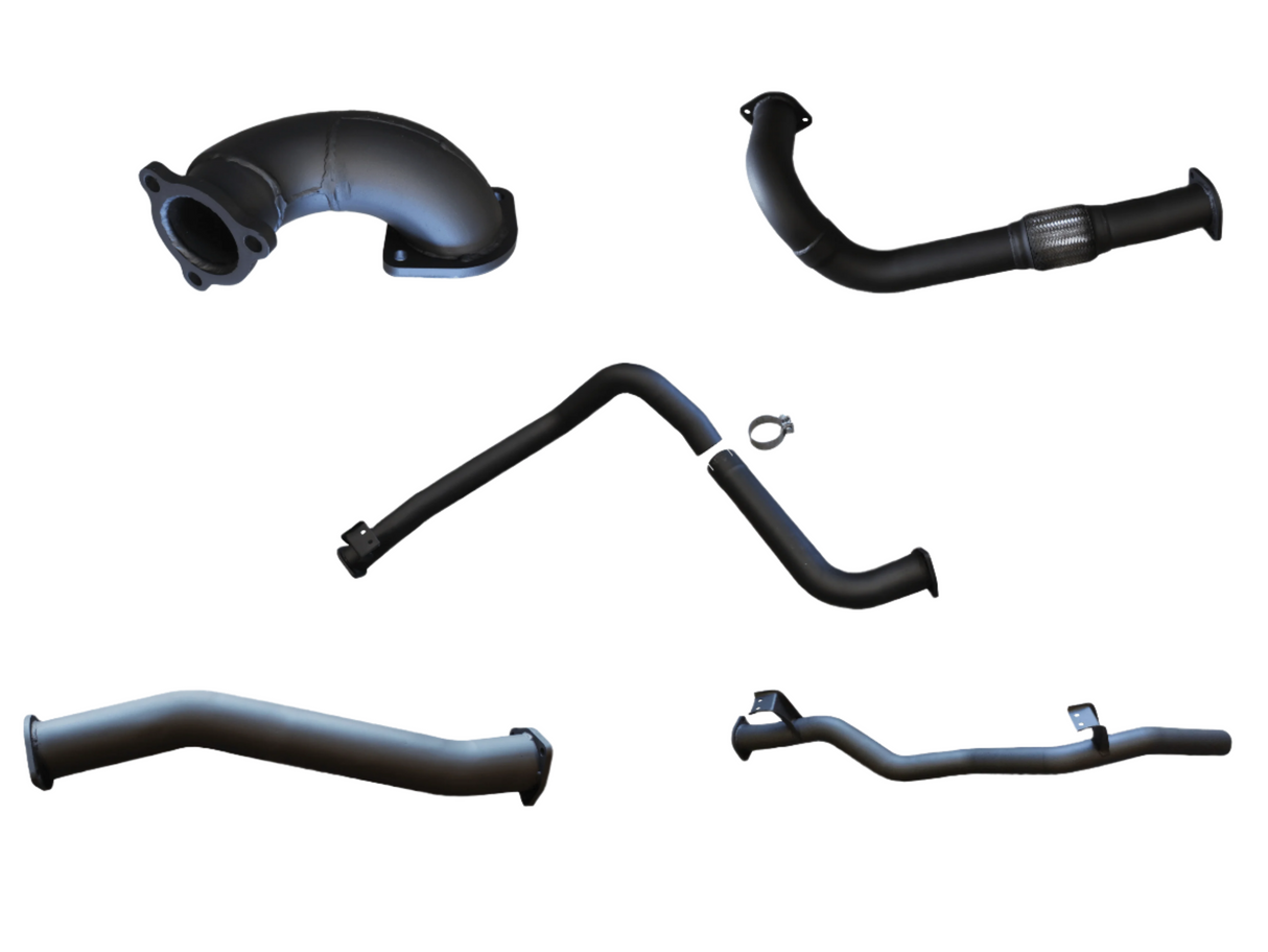 Manta | 3″ Turbo Back Exhaust without Muffler (DTS Turbo) | Toyota Landcruiser HZJ75, 78 4.2L Diesel Ute Troop Carrier 1990–2006