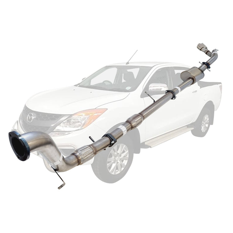 ESA | 3" Turbo Back Exhaust | Mazda BT50 UP UR 3.2L 2011 - 9/2016 | MZ248-HO
