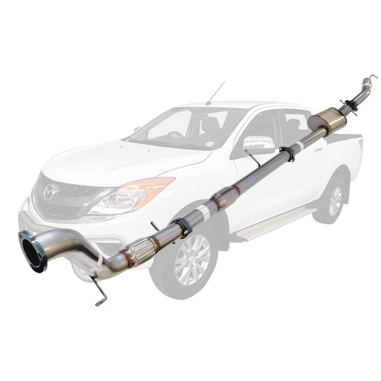 ESA | 3" Turbo Back Exhaust | Mazda BT50 UP UR 3.2L 2011 - 9/2016 | MZ248-HO