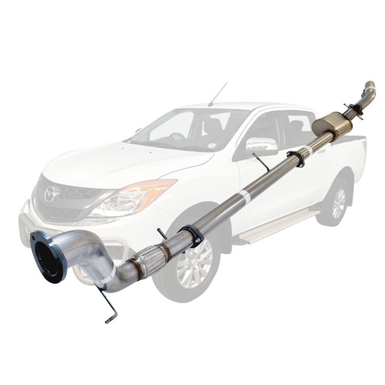 ESA | 3" Turbo Back Exhaust | Mazda BT50 UP UR 3.2L 2011 - 9/2016 | MZ248-HO