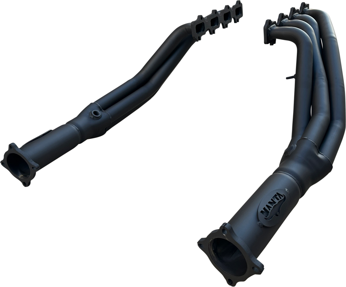 Manta | 1 3/4" 4-1 Extractors with 3" Outlet Stainless | Ford Falcon BA BF V8 BOSS Sedan Ute 2002–2008