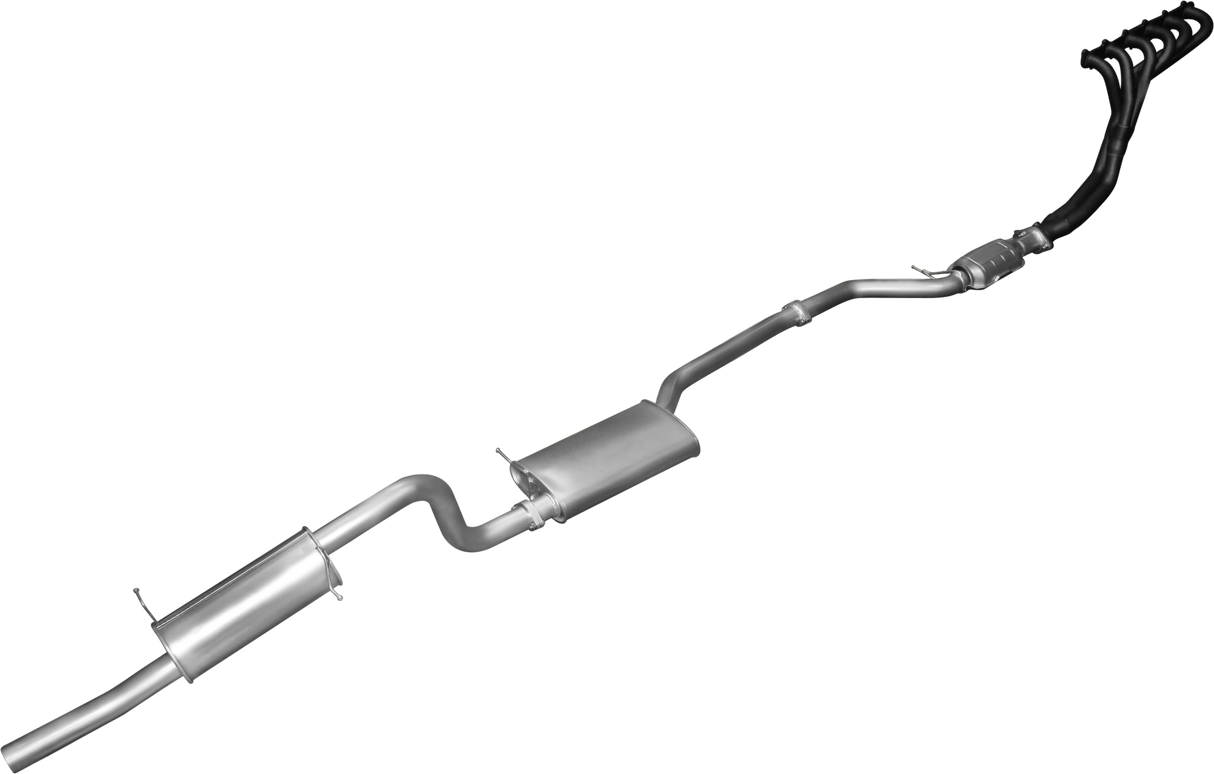 Manta | 2.5in Single Full System with Muffler/Muffler | Ford Falcon BA BF 6 Cylinder Ute 2002–2008
