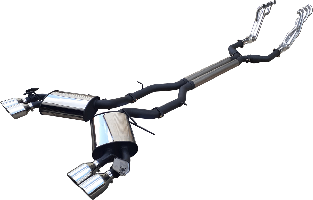 Manta | Twin 3" Full Exhaust System with 1 7/8" Headers | Chevrolet Camaro 6th Gen 6.2L V8 Coupe | 2016–2022