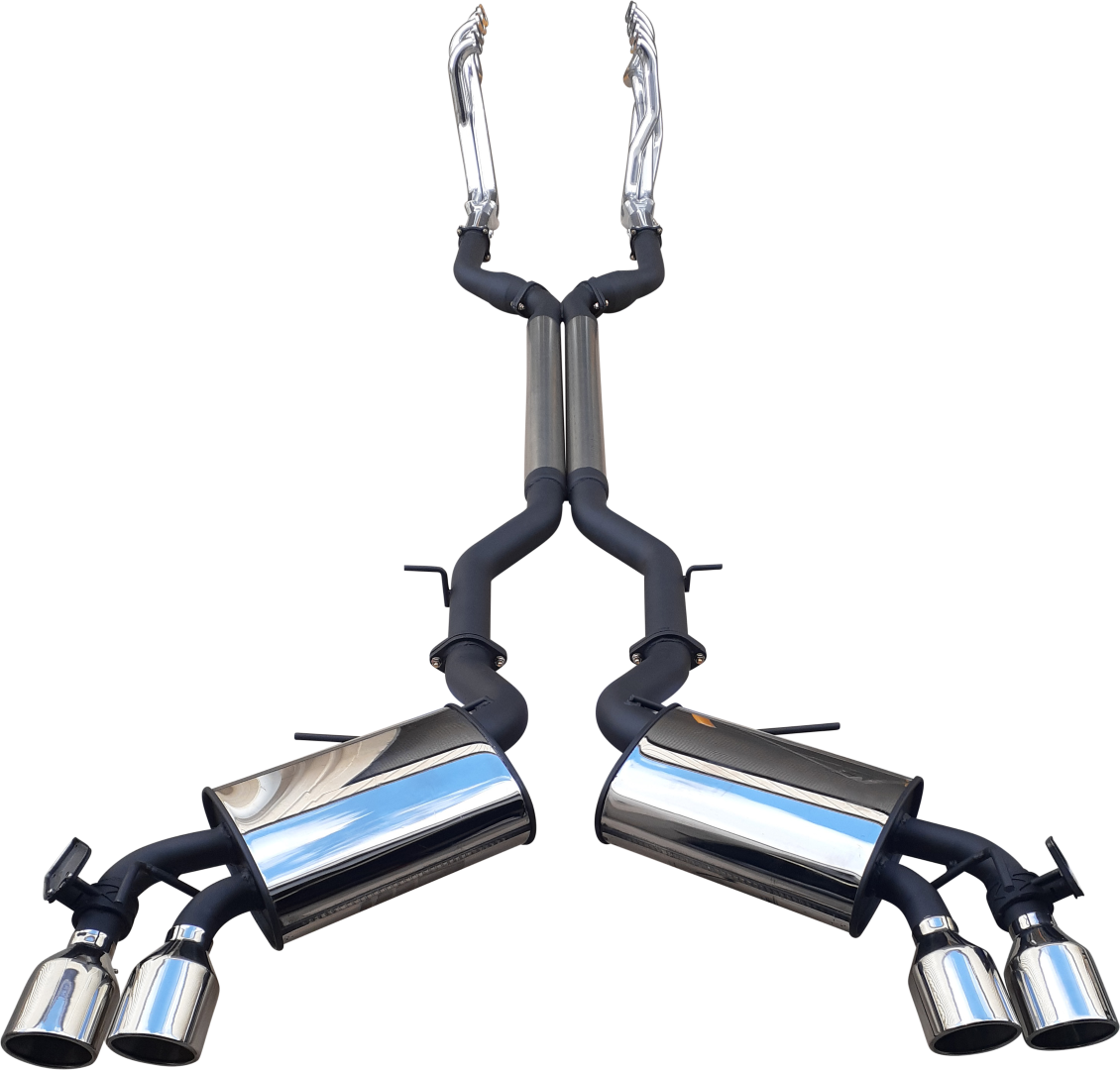 Manta | Twin 3" Full Exhaust System with 1 7/8" Headers | Chevrolet Camaro 6th Gen 6.2L V8 Coupe | 2016–2022