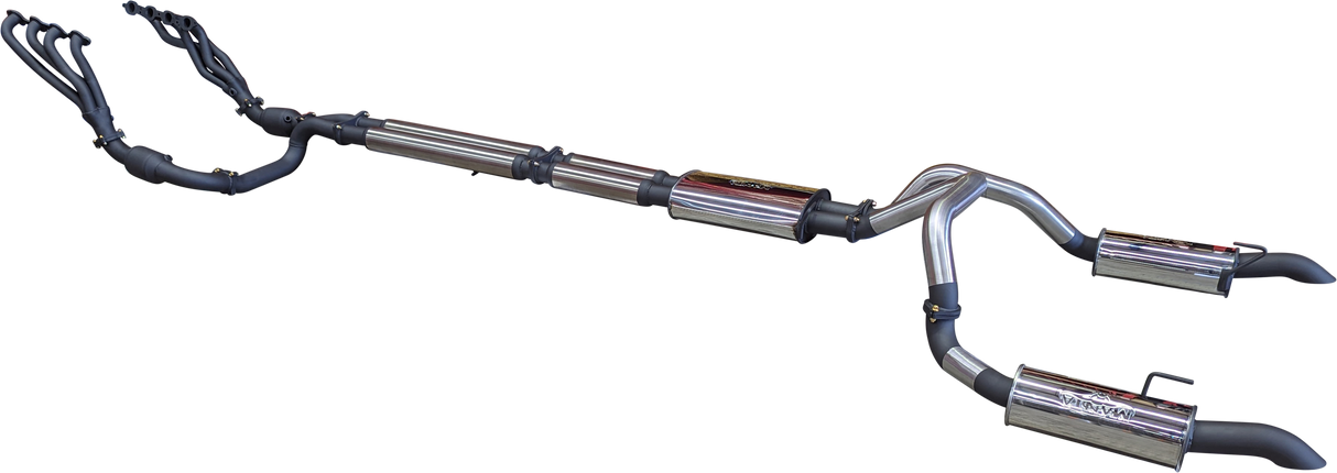 Manta | Twin 3" Full Exhaust System with 1 3/4" Headers | Chevrolet Silverado 1500 6.2L V8 Ute | 2022–2024