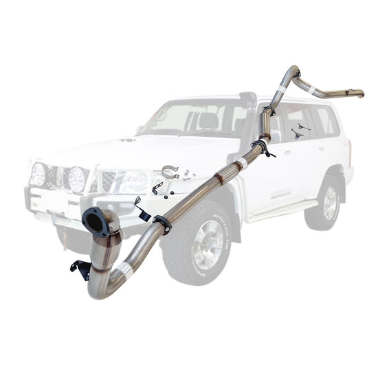ESA | 3" Turbo Back Exhaust | Nissan Patrol GU Y61 3L ZD30 Wagon 2000-16