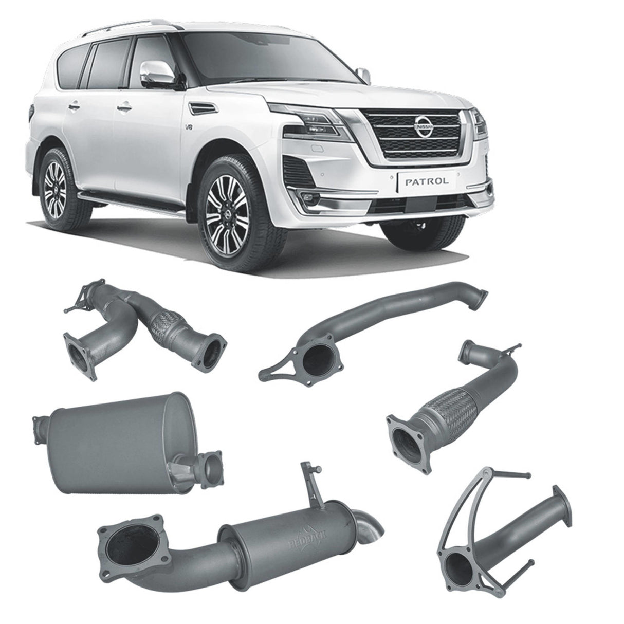 Redback Extreme Duty - Nissan Patrol Y62 (2013 - On) Performance Exhaust System