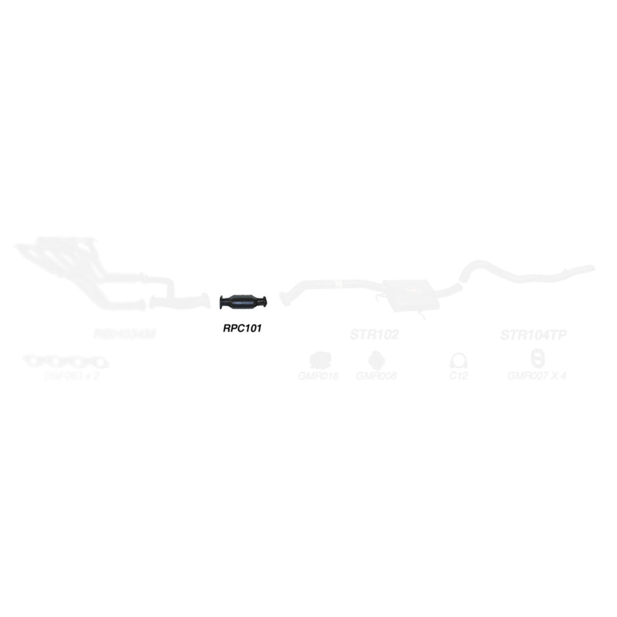 REDBACK - Holden Commodore VN/VP/VR V8 Sedan Performance Headers & 2.5" Exhaust System