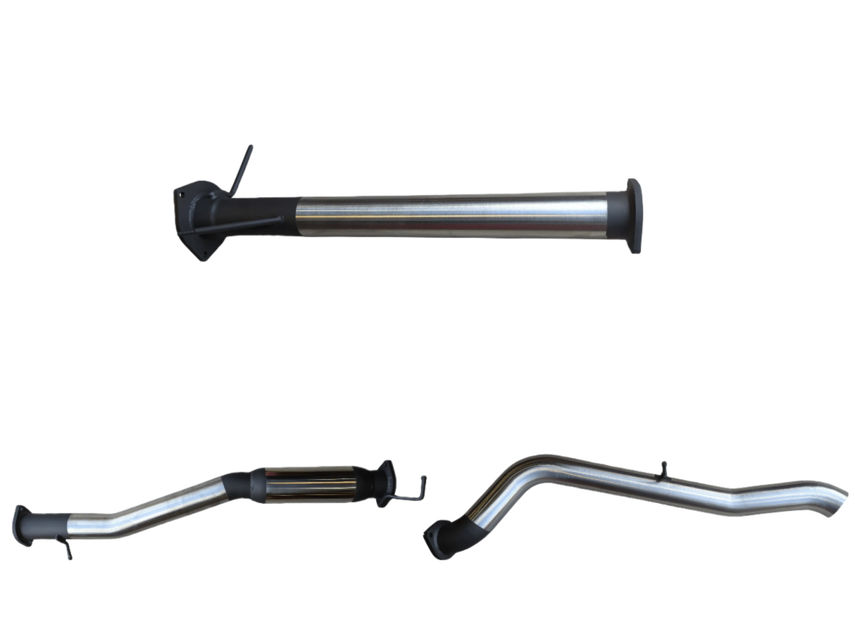 Manta - Ford Ranger Next Gen T6.2 V6 - DPF Back - 3" Single Stainless Exhaust with Tip - with Centre Hotdog