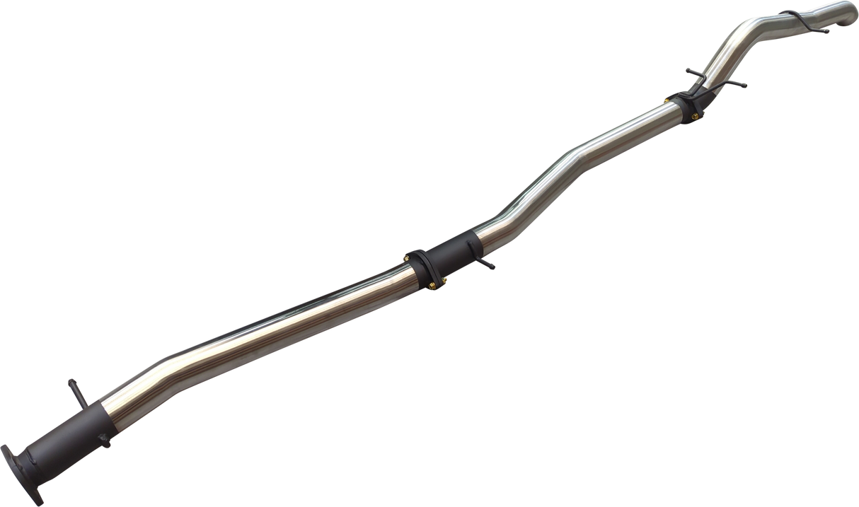 Manta - Ford Ranger Ute Next Gen T6.2 4cyl 2.0 Bi-Turbo (2022-2024) - DPF Back - 3" Single Stainless Exhaust with Tip - without Centre Muffler