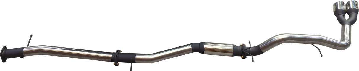 Manta - Ford Ranger Ute Next Gen T6.2 4cyl 2.0 Bi-Turbo (2022-2024) DPF Back - 3" Single Stainless Exhaust with Twin Tip Side Exit - with Centre Hotdog
