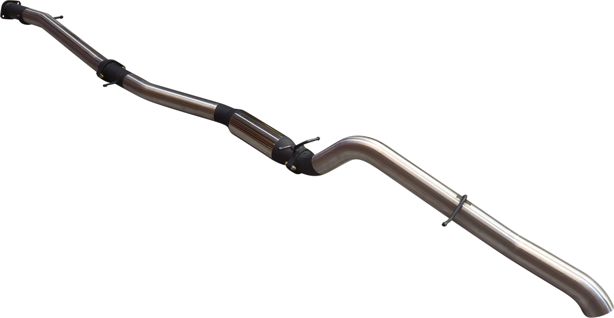 Manta - Ford Ranger Ute Next Gen T6.2 4cyl 2.0 Bi-Turbo (2022-2024) - DPF Back - 3" Single Stainless Exhaust with Tip - with Centre Hotdog
