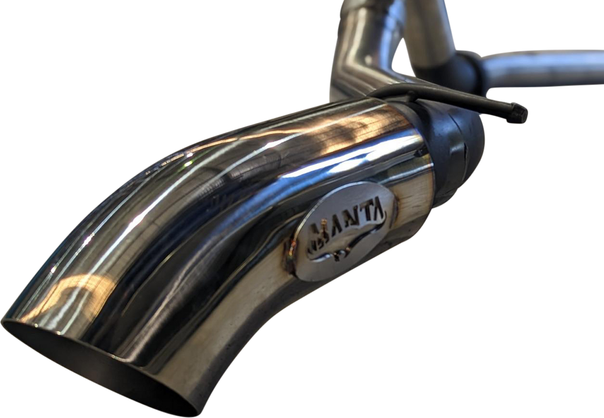 Manta - Ford Everest (2022-2024) Next Gen T6.2 4cyl 2.0L Bi-Turbo - DPF Back - 3" Single Stainless Exhaust with 4" Single Tip - without Centre Muffler