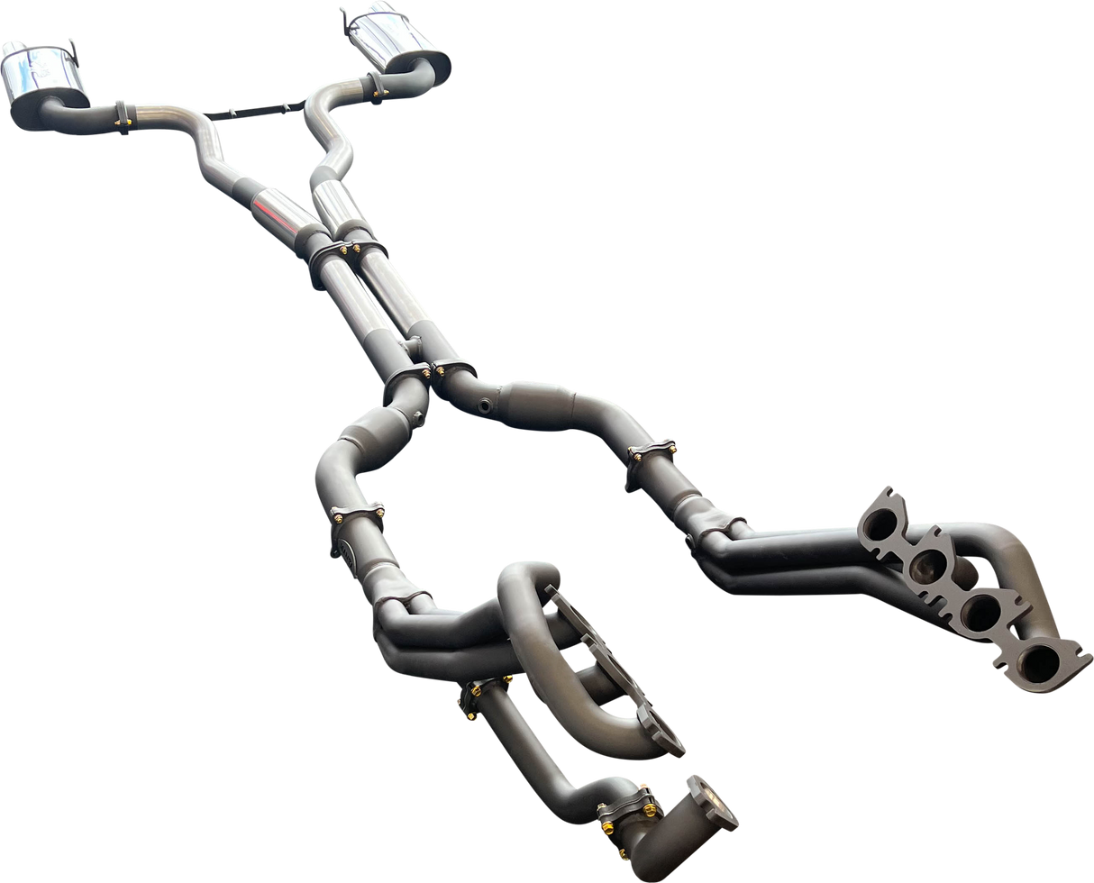 Manta | Twin 3″ Full Exhaust System with 1 7/8″ Headers Twin Tips | Ford Mustang FM S550 5.0L V8 Coupe 2015–2017