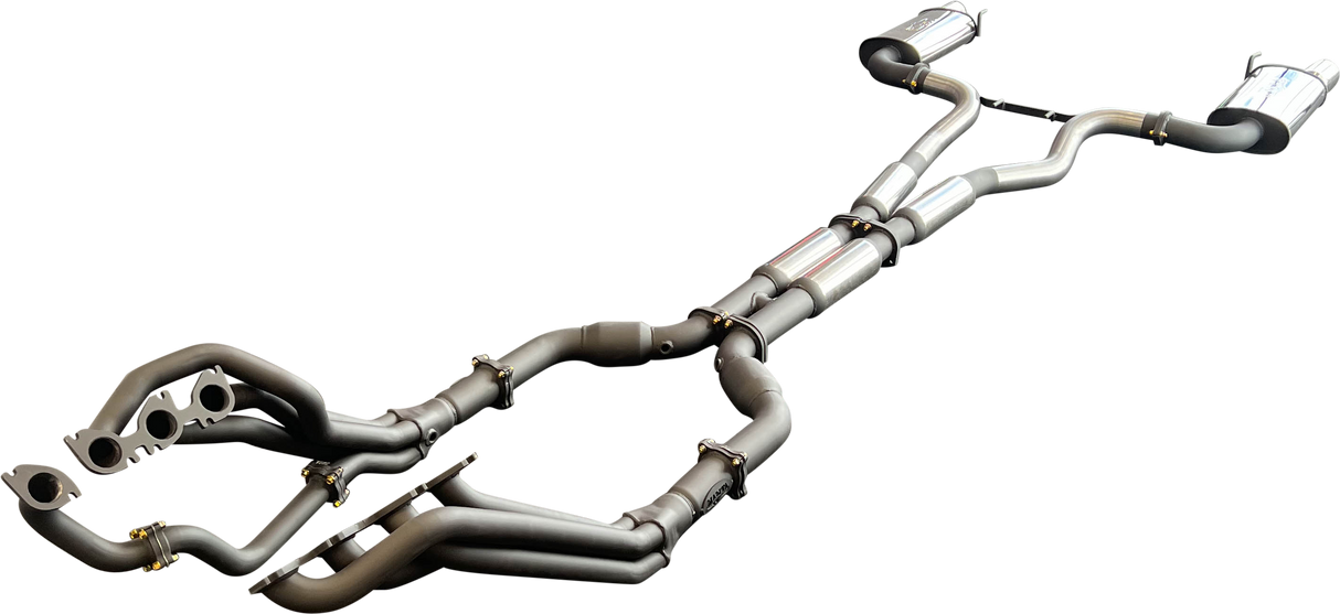 Manta | Twin 3″ Full Exhaust System with 1 7/8″ Headers Hotdog Muffler Twin Tips | Ford Mustang FM S550 5.0L V8 Coupe 2015–2017