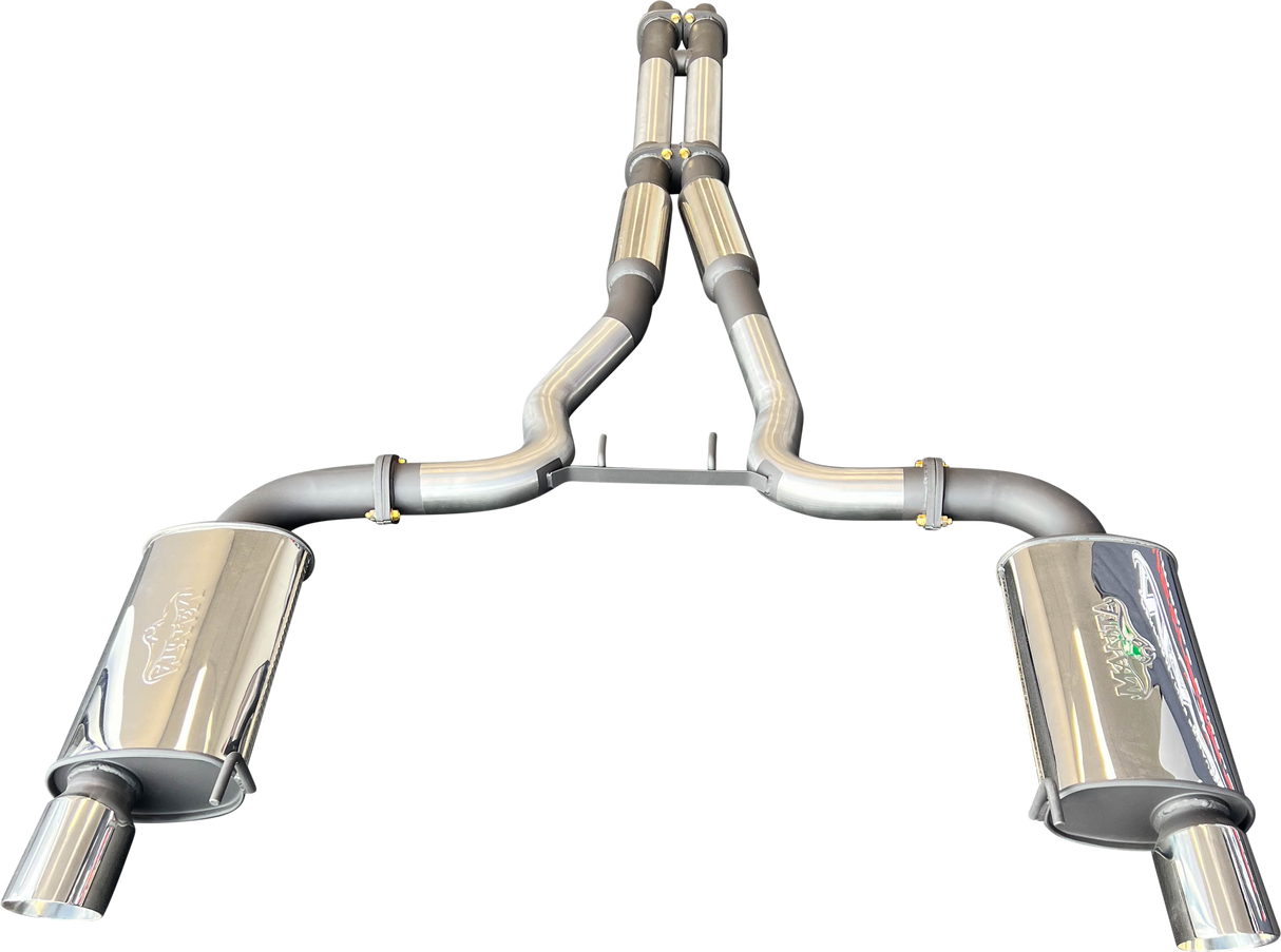 Manta | Twin 3″ Cat Back Exhaust System with Twin Tips | Ford Mustang FM S550 5.0L V8 Fastback Coupe 2015–2017