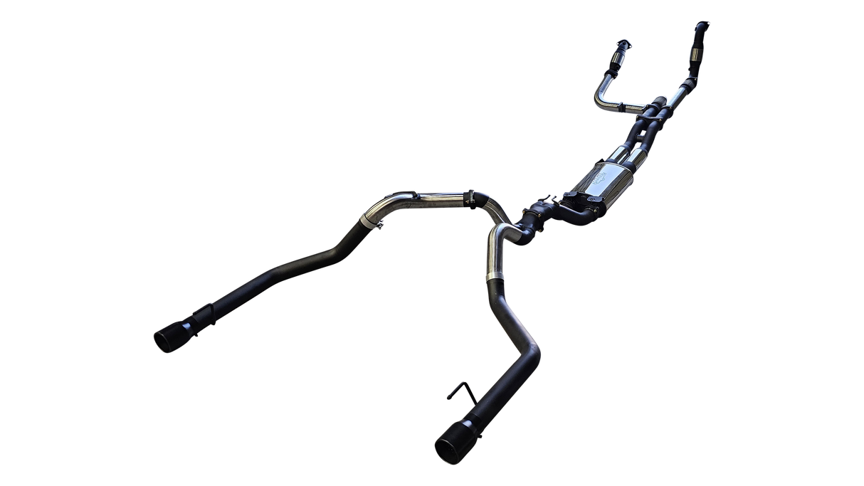 Manta | Twin 3″ Turbo Back Exhaust with Hi-Flow Cats & Bimodal | Ford Ranger Raptor V6 Next Gen 3.0L Twin Turbo Ute 2022–2025