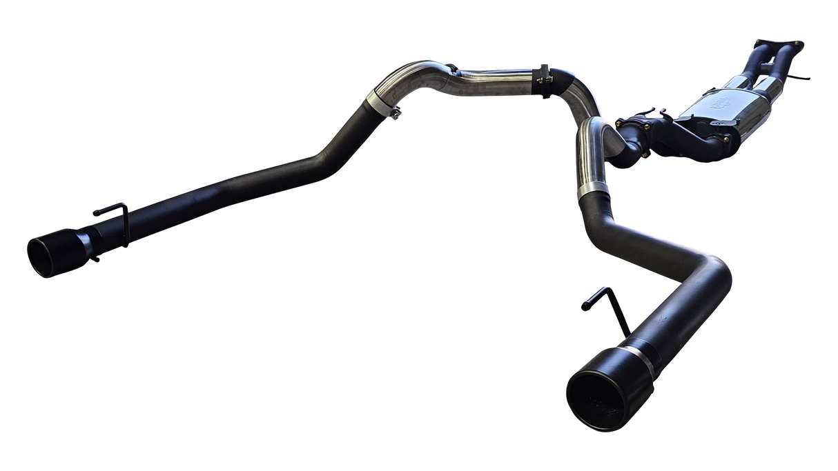Manta | Twin 3″ Cat Back Exhaust System with Bimodal Integration | Ford Ranger Raptor V6 Next Gen 3.0L Twin Turbo Ute 2022–2025
