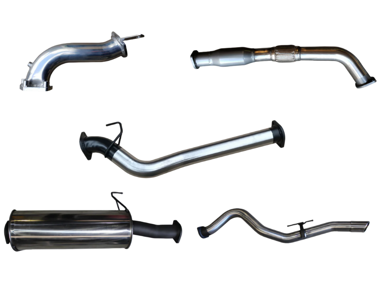 Manta | 3″ Turbo Back with Cat | Holden Rodeo RA 3.0L LWB Non CR Cab Chassis 2003–2006