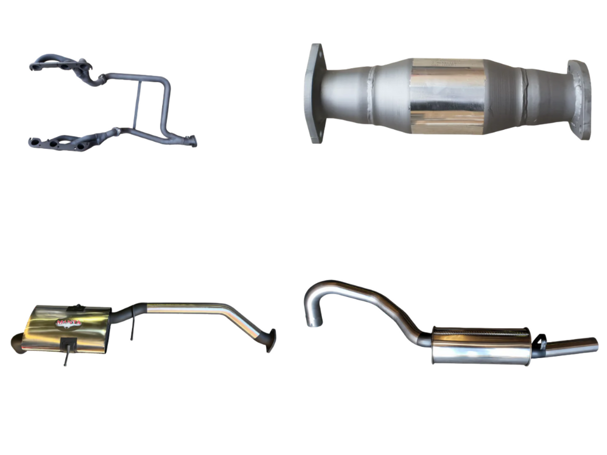 Manta | Single 2.5″ Full Exhaust System with Extractors | Holden Commodore VG VP VR V6 Ute Wagon 1990–1995