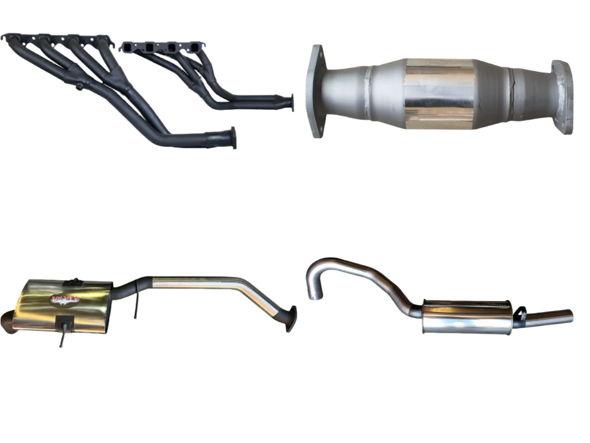 Manta | 2.5″ Full Exhaust System with Extractors & Muffler | Holden Commodore VG VN VP VR VS 5.0L V8 Ute & Wagon Manual 1990–2000