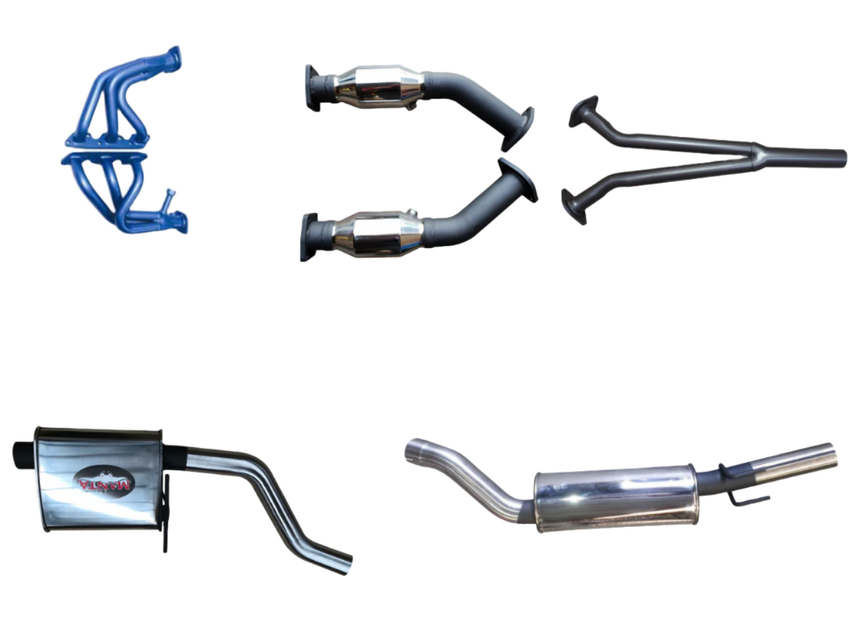 Manta | Single 2.5″ Full Exhaust System with Extractors | Holden Commodore VT VU VX VY 3.8L V6 Sedan Ute Wagon 1997–2004