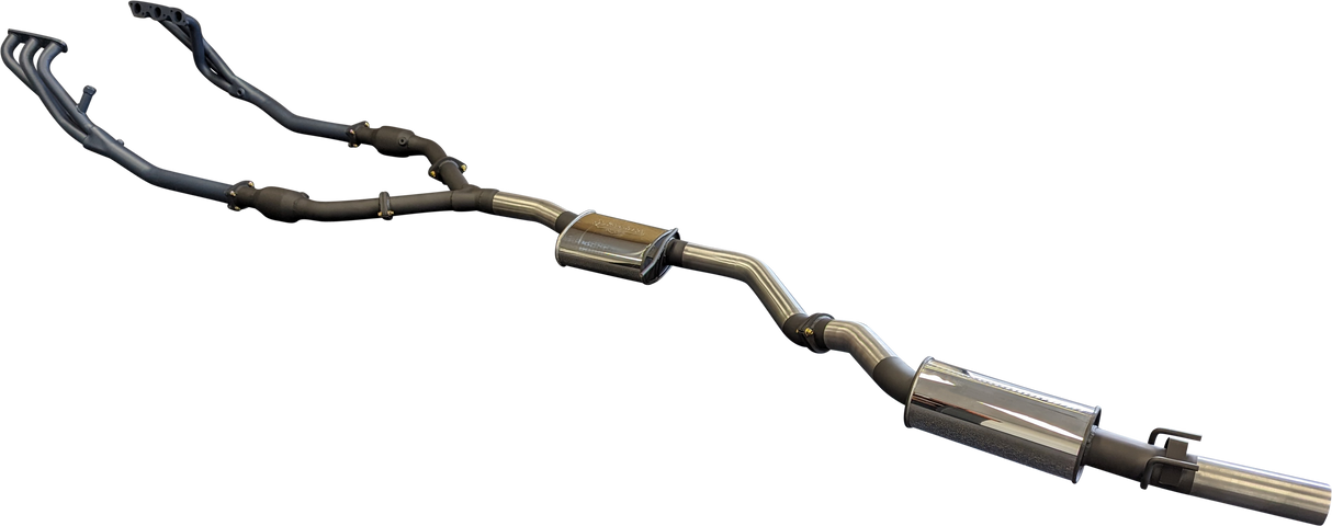 Manta | Single 3″ Full Exhaust System with Extractors | Holden Commodore VT VU VX VY 3.8L V6 Sedan 1997–2004