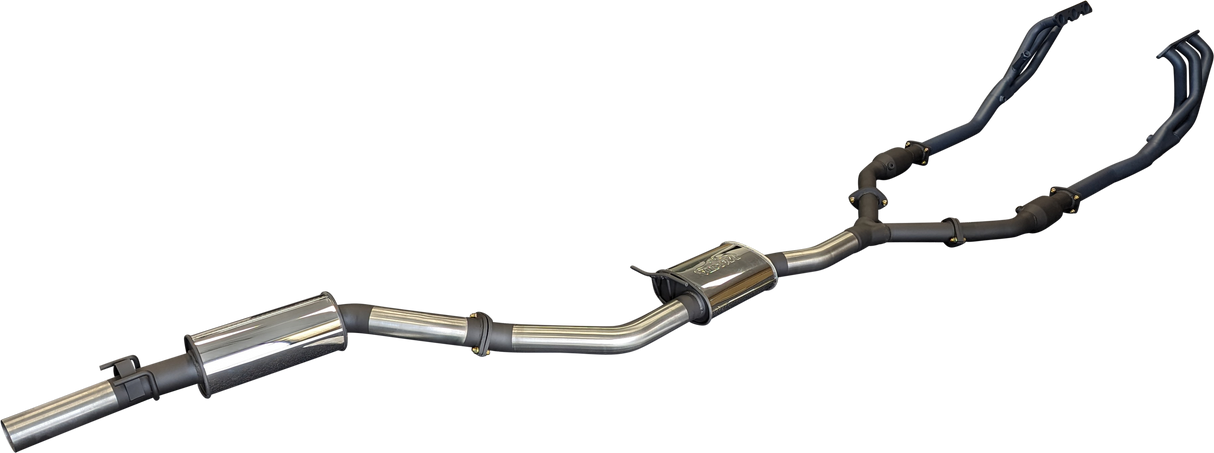 Manta | Single 3″ Full Exhaust System with Extractors | Holden Commodore VT VU VX VY 3.8L V6 Sedan 1997–2004