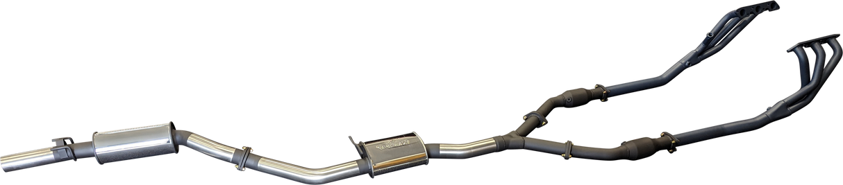 Manta | Single 3″ Full Exhaust System with Extractors | Holden Commodore VT VU VX VY 3.8L V6 Sedan 1997–2004