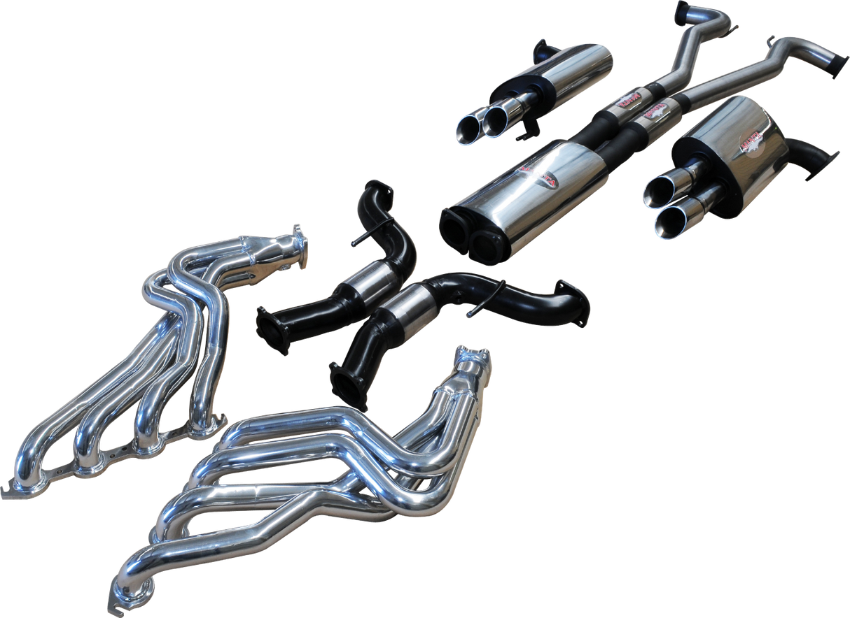 Manta | Twin 3″ Full Exhaust System with 1 7/8″ Headers | Holden Commodore VE V8 Sedan Wagon 2006–2013