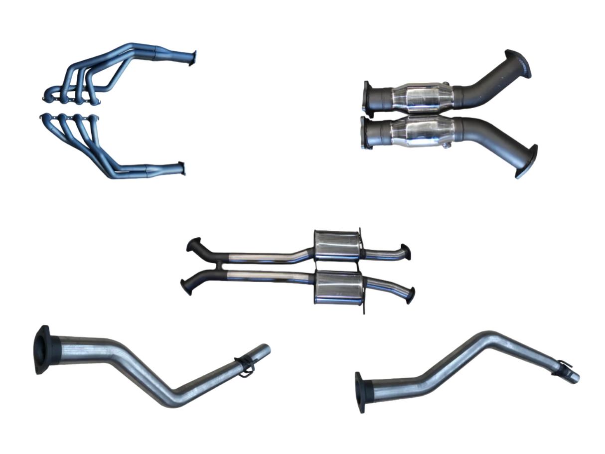 Manta | Dual 3″ Full System with 1 7/8″ Extractors Muffler/Tailpipe | Holden Commodore VU VY VZ V8 Ute 2000–2007