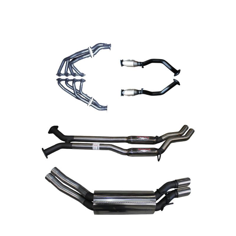 Manta | Twin 2.5″ Full Exhaust System with Extractors & Hotdog Muffler | Holden Commodore VY VZ V8 AWD Adventra & HSV Avalanche Wagon 2003–2006