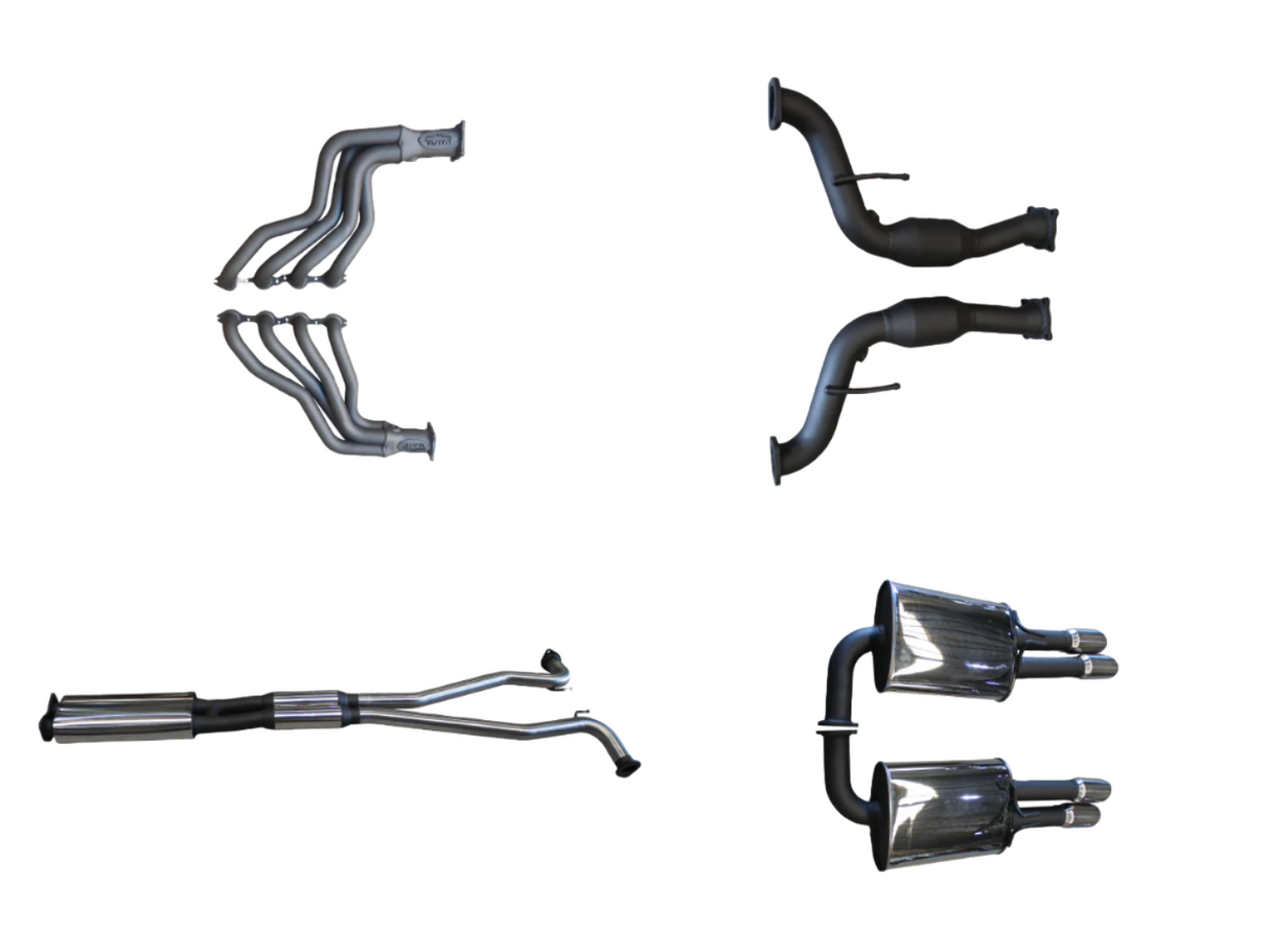 Manta | Twin 2.5″ Full Exhaust System with 1 3/4″ Headers | Holden Statesman Caprice WM WN V8 6.0L LWB Sedan 2006–2017