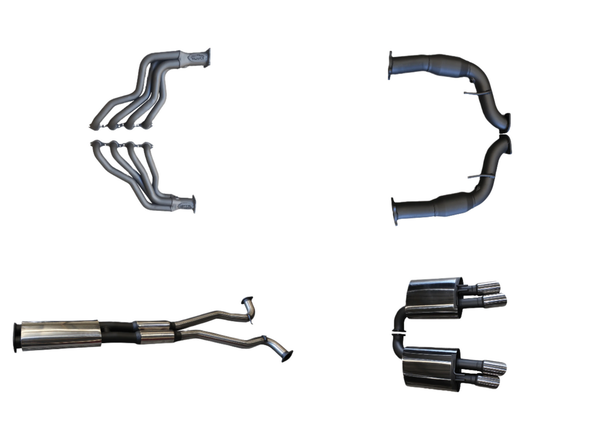 Manta | Twin 3″ Full Exhaust System with 1 7/8″ Headers | Holden Commodore VF V8 Sedan Wagon 2013–2017