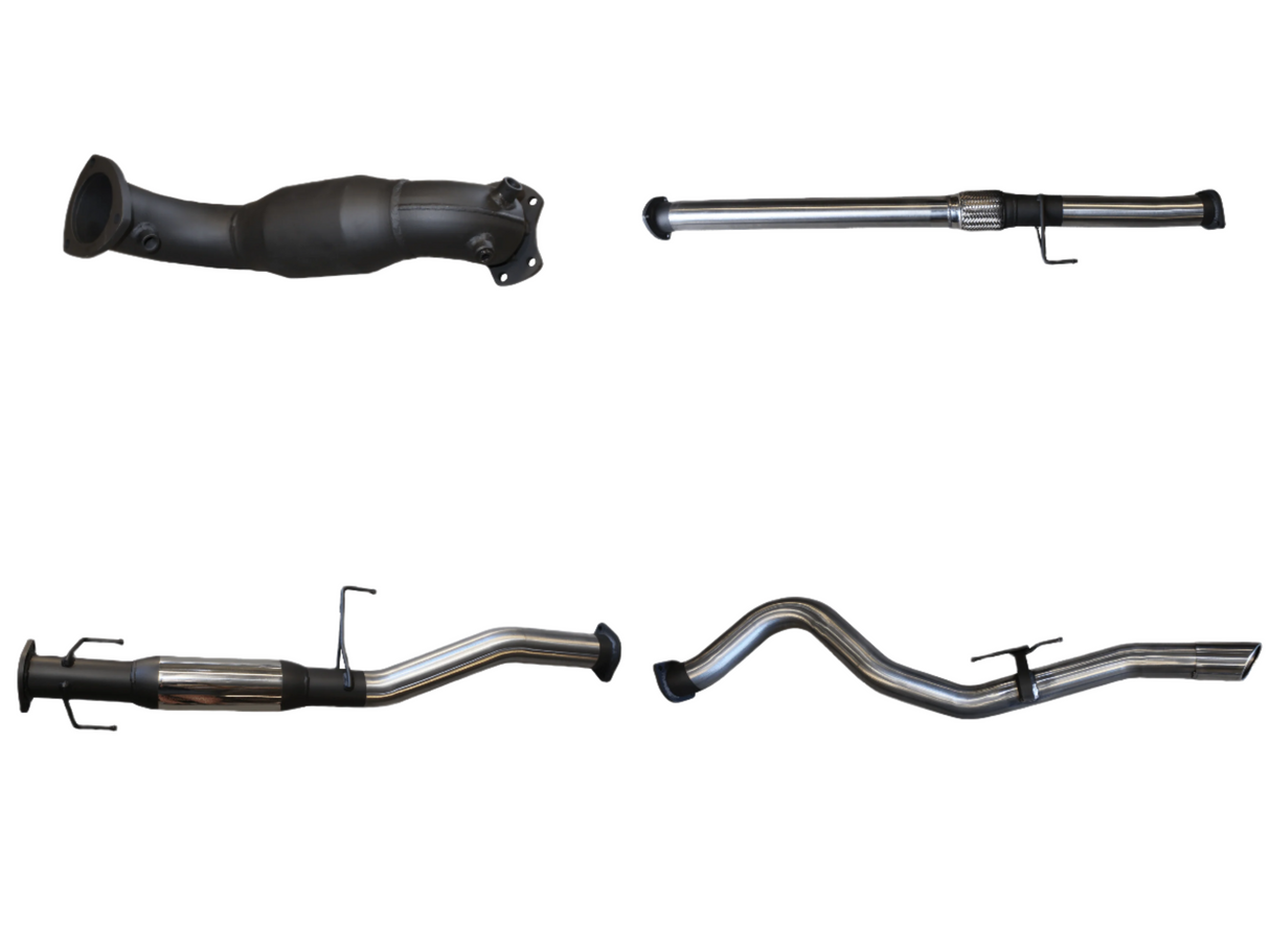 Manta | 3″ Single Turbo Back Exhaust System with Cat & Hotdog | Holden Colorado RG 2.8L Ute 2016–2020