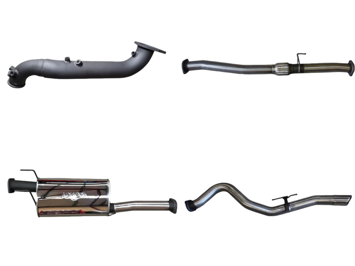 Manta | 3″ Turbo Back Exhaust without Cat & Muffler | Isuzu D-Max 3.0L Ute 2020–2025