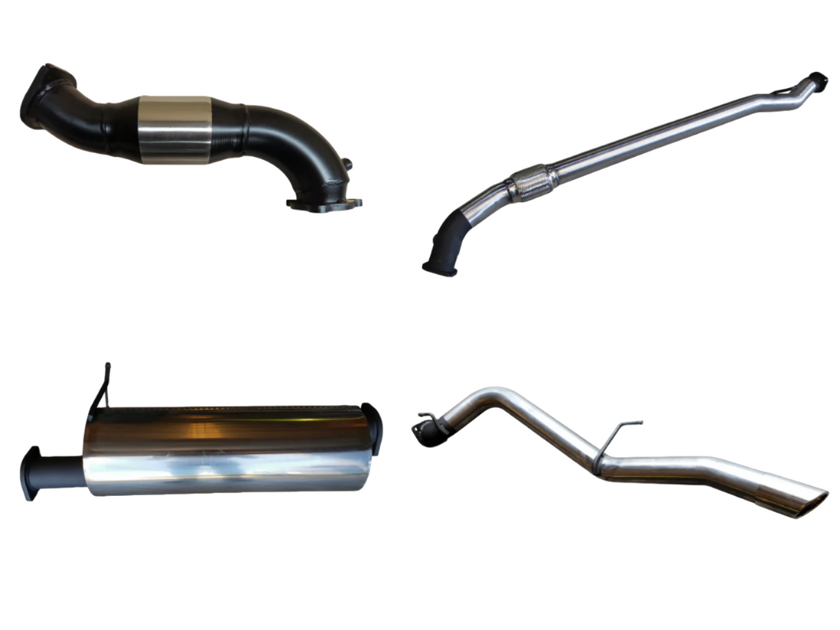 Manta | 3″ Turbo Back Exhaust with Cat & Muffler | Mitsubishi Triton MN 2.5L CRD Manual Ute 2008–2015