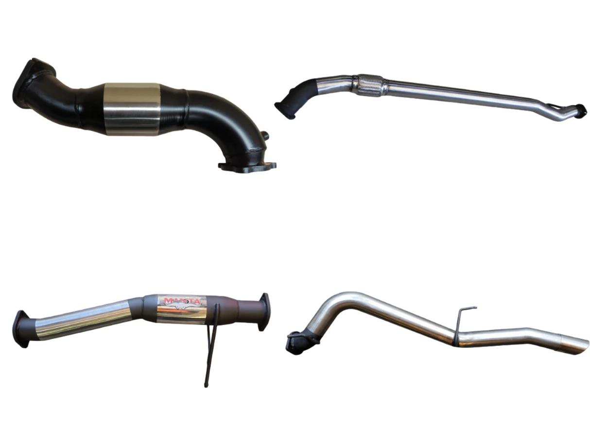Manta | 3″ Turbo Back Exhaust with Cat & No Muffler | Mitsubishi Triton MN 4X4 2.5L CRD Manual Ute 2008–2015