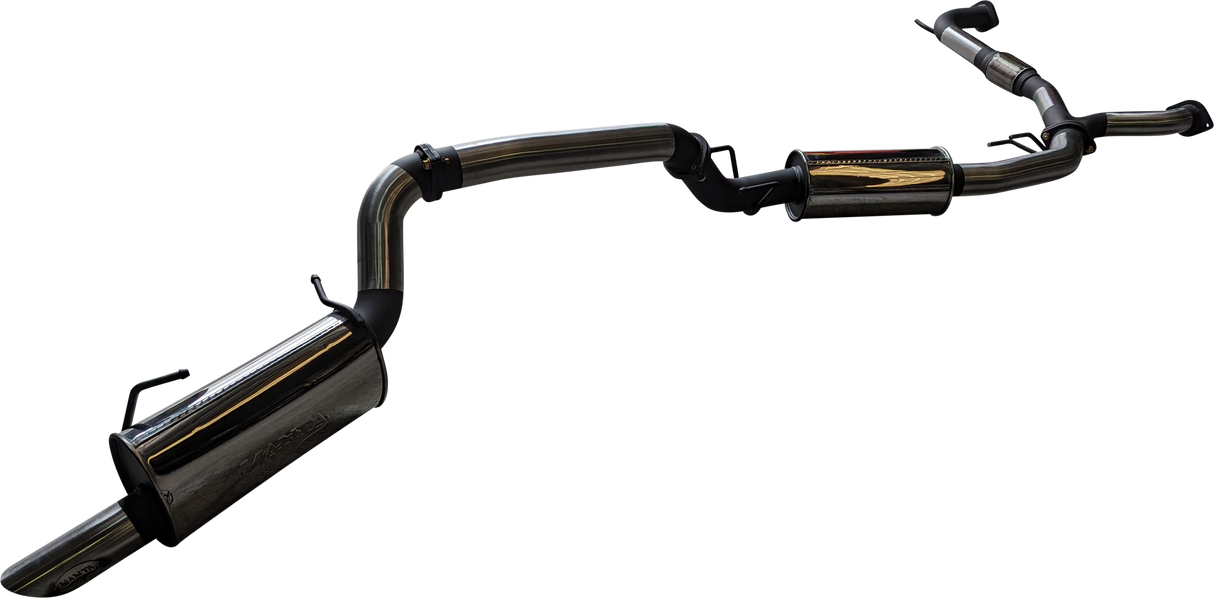Manta | 3″ Cat Back Exhaust with Small Centre Muffler | Nissan Patrol Y62 5.6L V8 & Infiniti QX80 Wagon 2012–2025