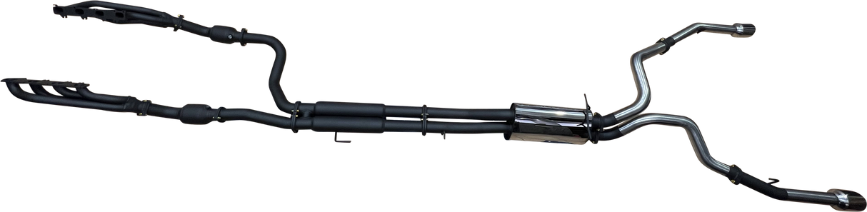 Manta | Twin 3″ Full Exhaust with Extractors, Cats & 5″ Chrome Tips | RAM DS 1500 5.7L V8 Ute 2009–2024