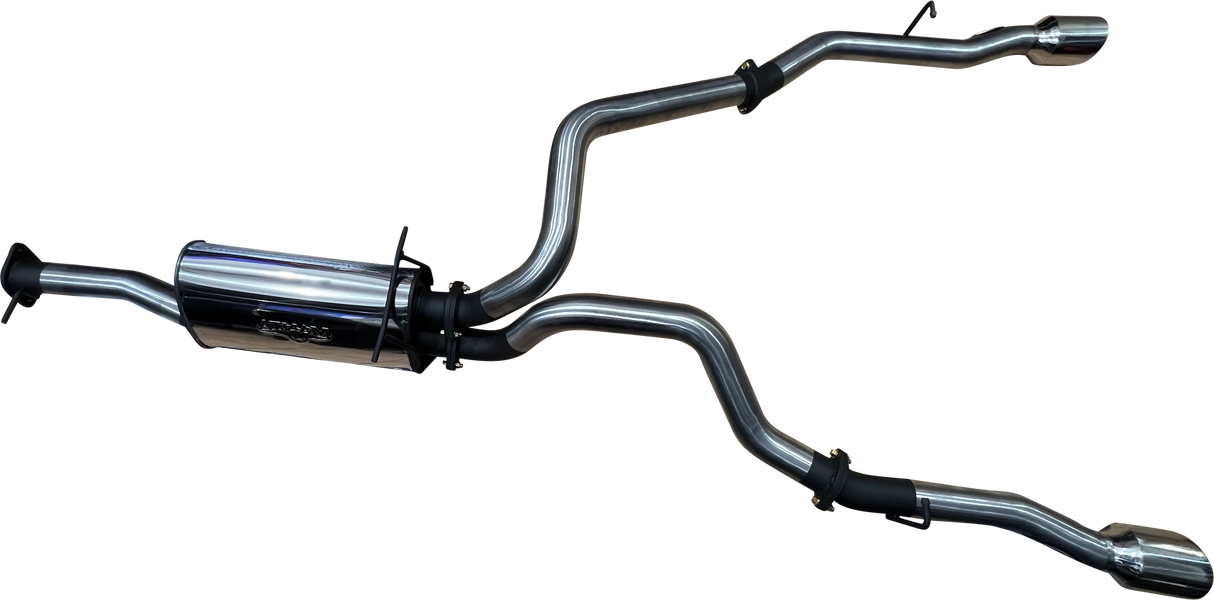 Manta | 3″ Single into Twin Cat Back Exhaust with 5″ Chrome Tips | RAM 1500 DT 5.7L V8 Ute 2020–2025